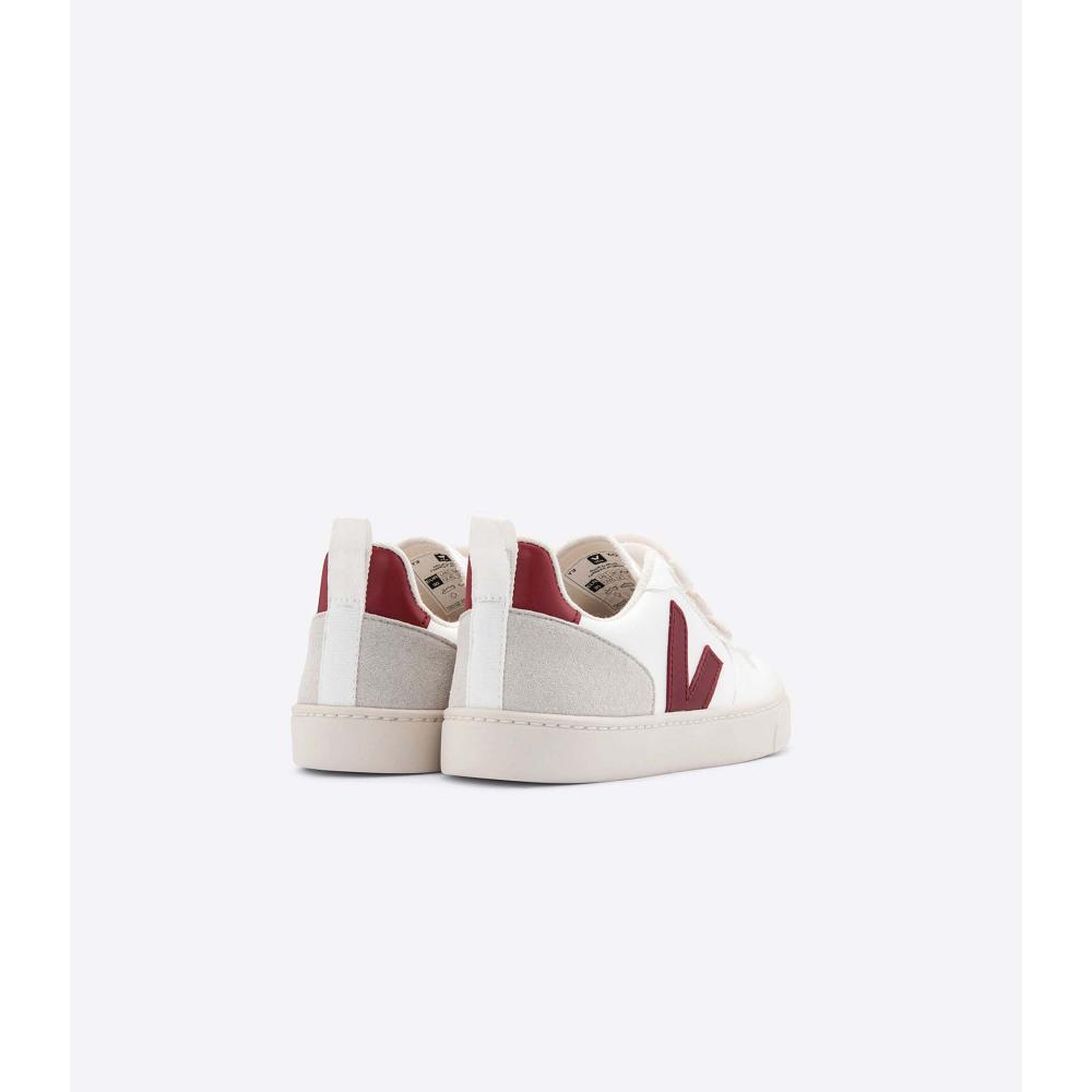 Veja V-10 CWL Kids' Shoes White/Red | CA 780DFM